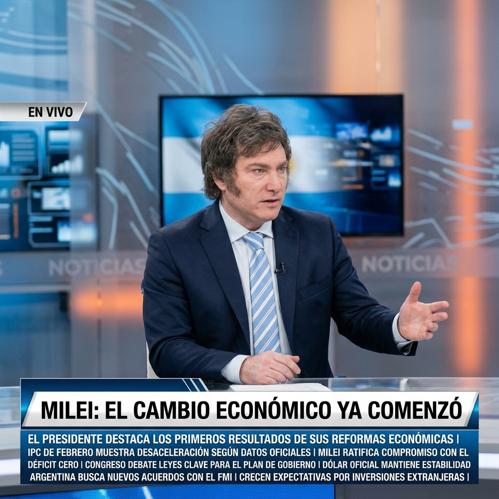 Javier Milei en LN+